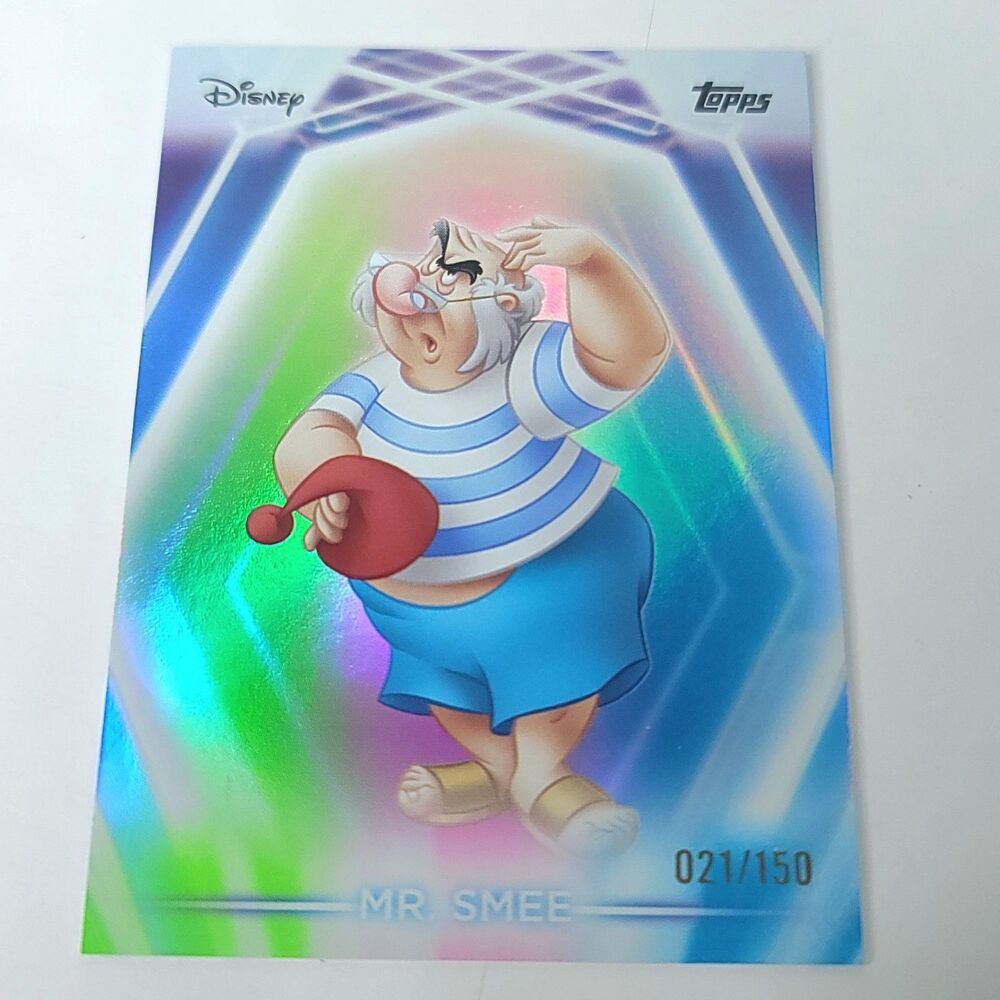Mr Smee Topps 2026 Disney Neon Holo Parallel Refractor Limited 021/150